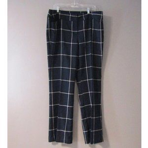 NWT Worthington Modern Fit Windowpane Pants Navy